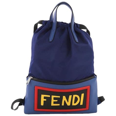 basket fendi flow|fendi drawstring backpack.